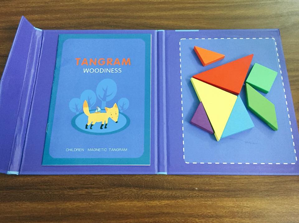 Đồ chơi trí tuệ - Ghép hình Tangram bóng hình- Rèn luyện tư duy, logic