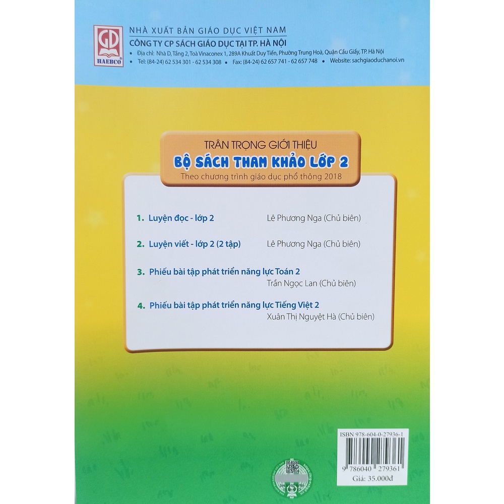 Sách - Luyện đọc lớp 2