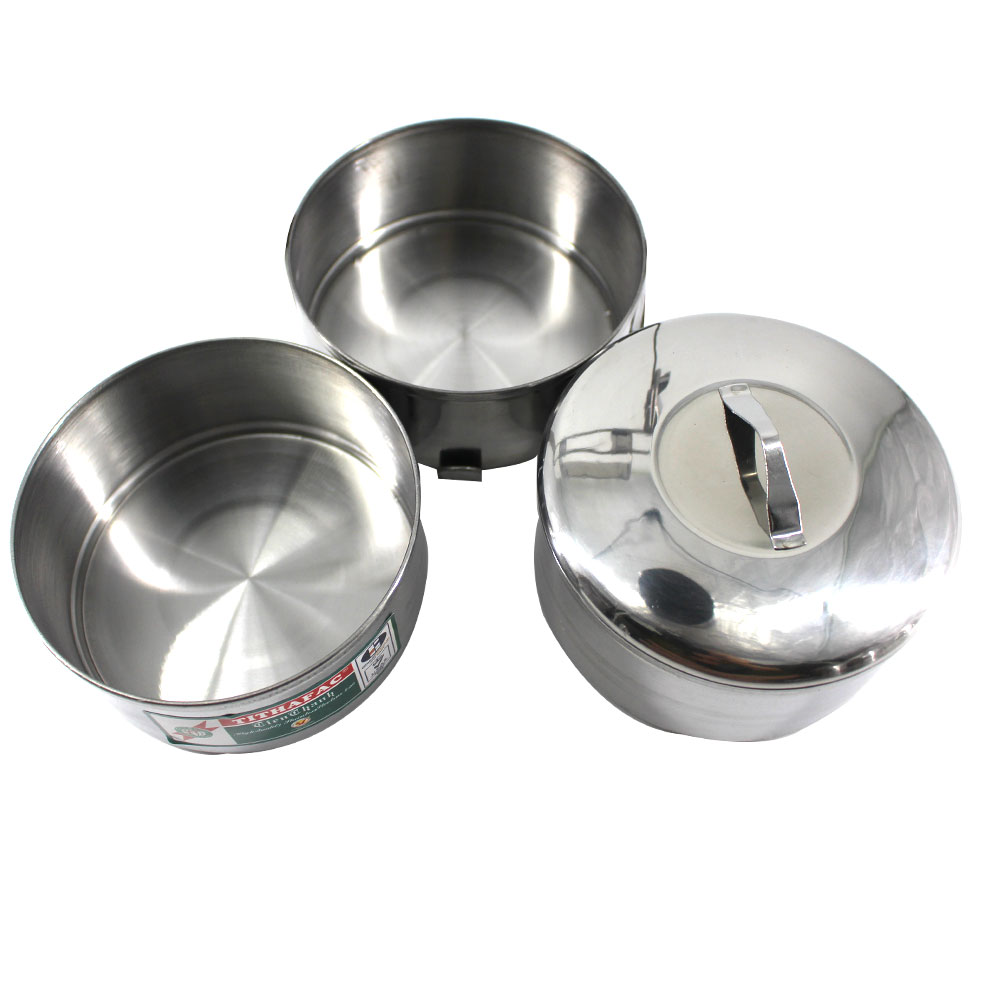 Cà Mèn , Gamen , Cặp Lồng , Hộp cơm Chất liệu inox 430 với 3 ngăn Tithafac