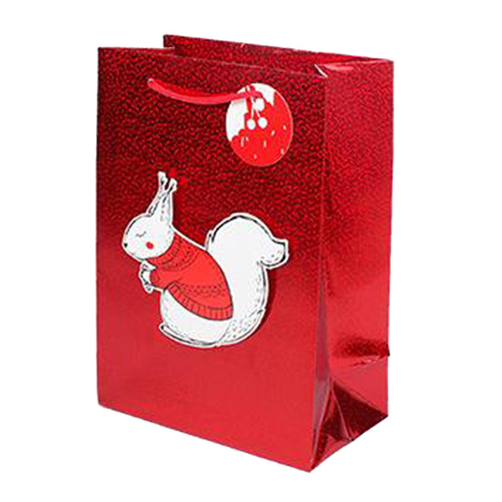 Medium Gift Bags Wrapping Present Party Bag Xmas Bags Squirrel