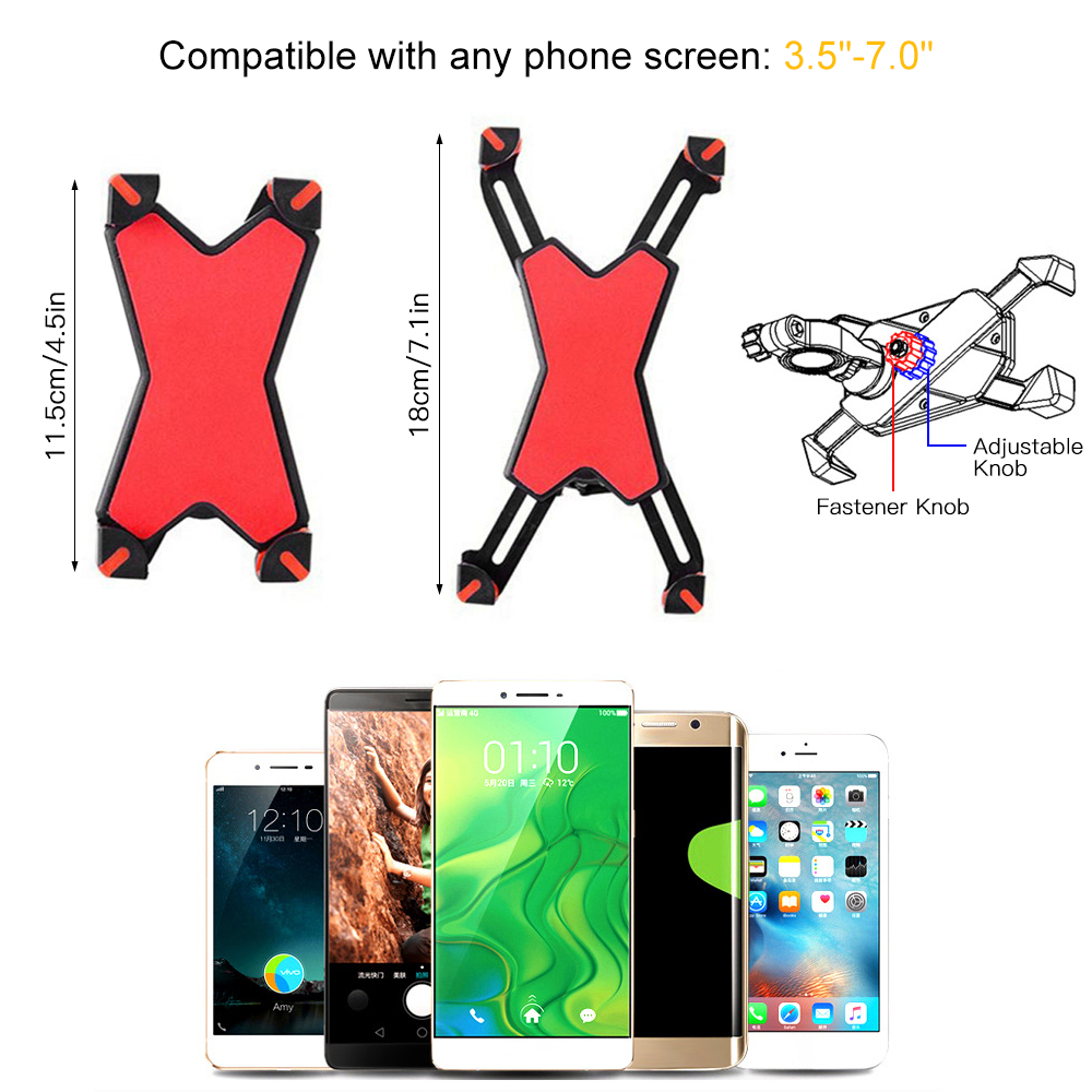 Giá Đỡ Điện Thoại Có Thể Xoay 360 Độ Gắn Xe Đạp Xe Máy