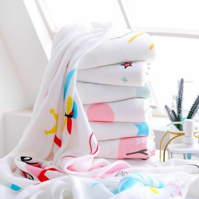 Chăn lụa cotton cao cấp , chắn đắp mềm mịn cho bé