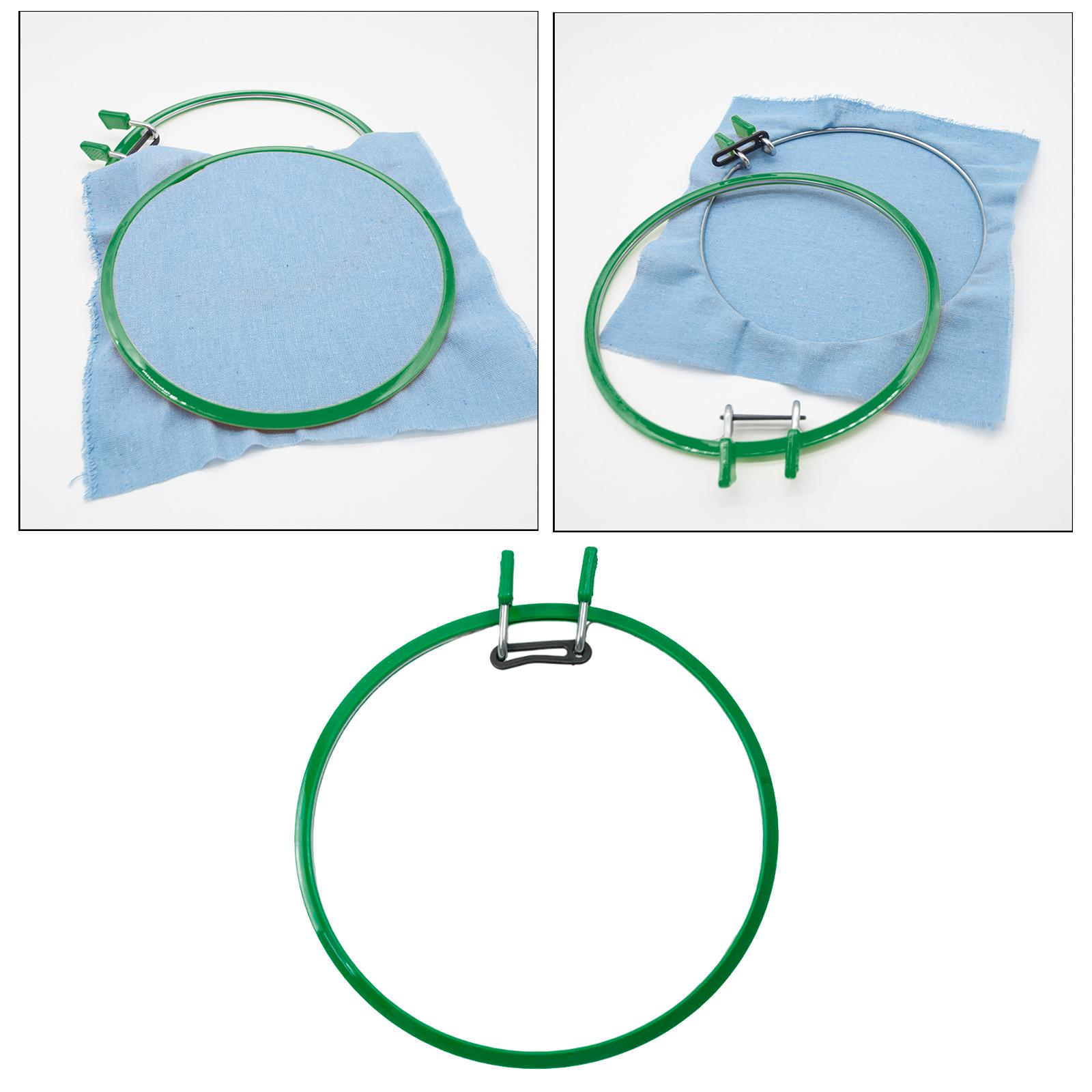 Embroidery Hoop Cross Stitch Spring Tension Frame Adult DIY Display Supplies