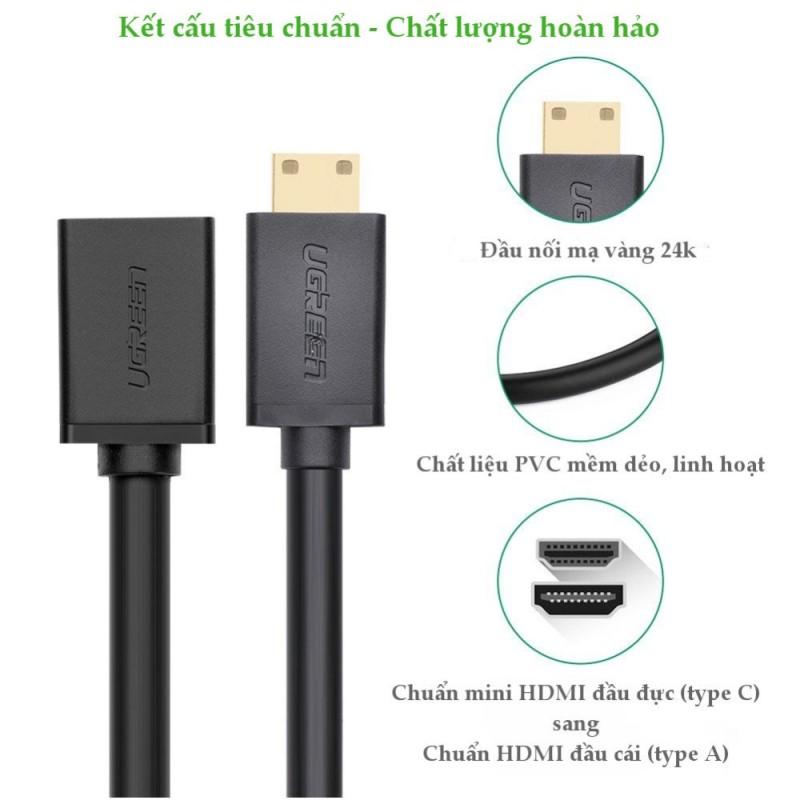 Cáp Chuyển Mini Hdmi Ra Hdmi Ugreen 20137 - Hàng chính hãng