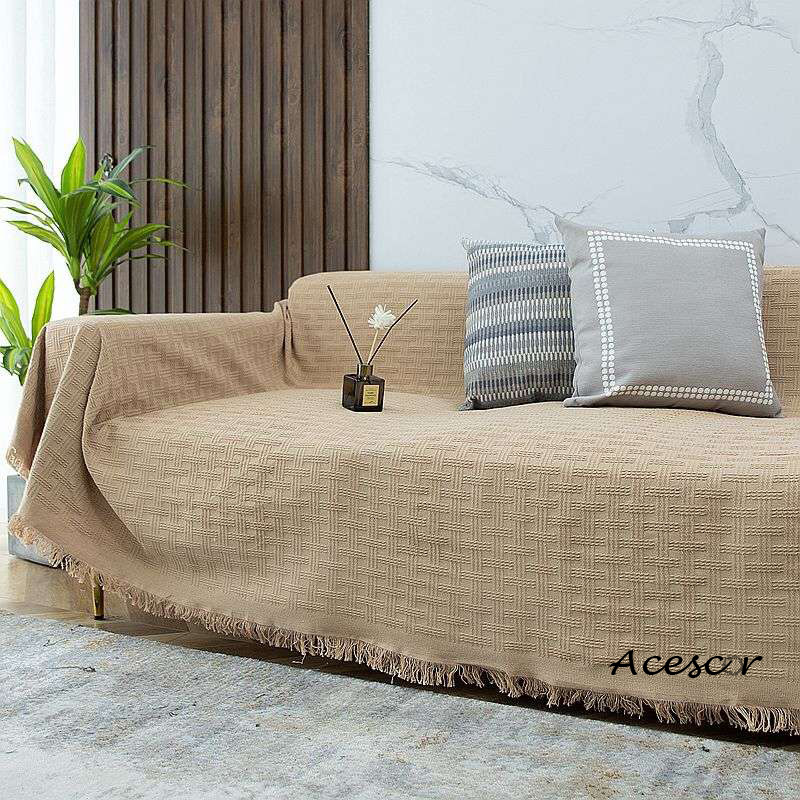 Thảm Trải Sàn, Chăn Sofa Phong Cách Bắc Âu Acescor BAN02 230x180 cm - Phong Cách Tối Giản, Thảm Trải Sàn Trang Trí Nhà Cửa, Homestay, Chung Cư, Trang Trí Phòng Khách, Thảm Trải Bàn, Thảm Phòng Khách, Thảm Phòng Ăn (Minimalist Nordic Sofa Cover Blanket)