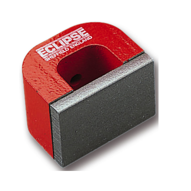 Nam châm Alnico chữ U lực hút 4.5kg có lỗ Eclipse 811