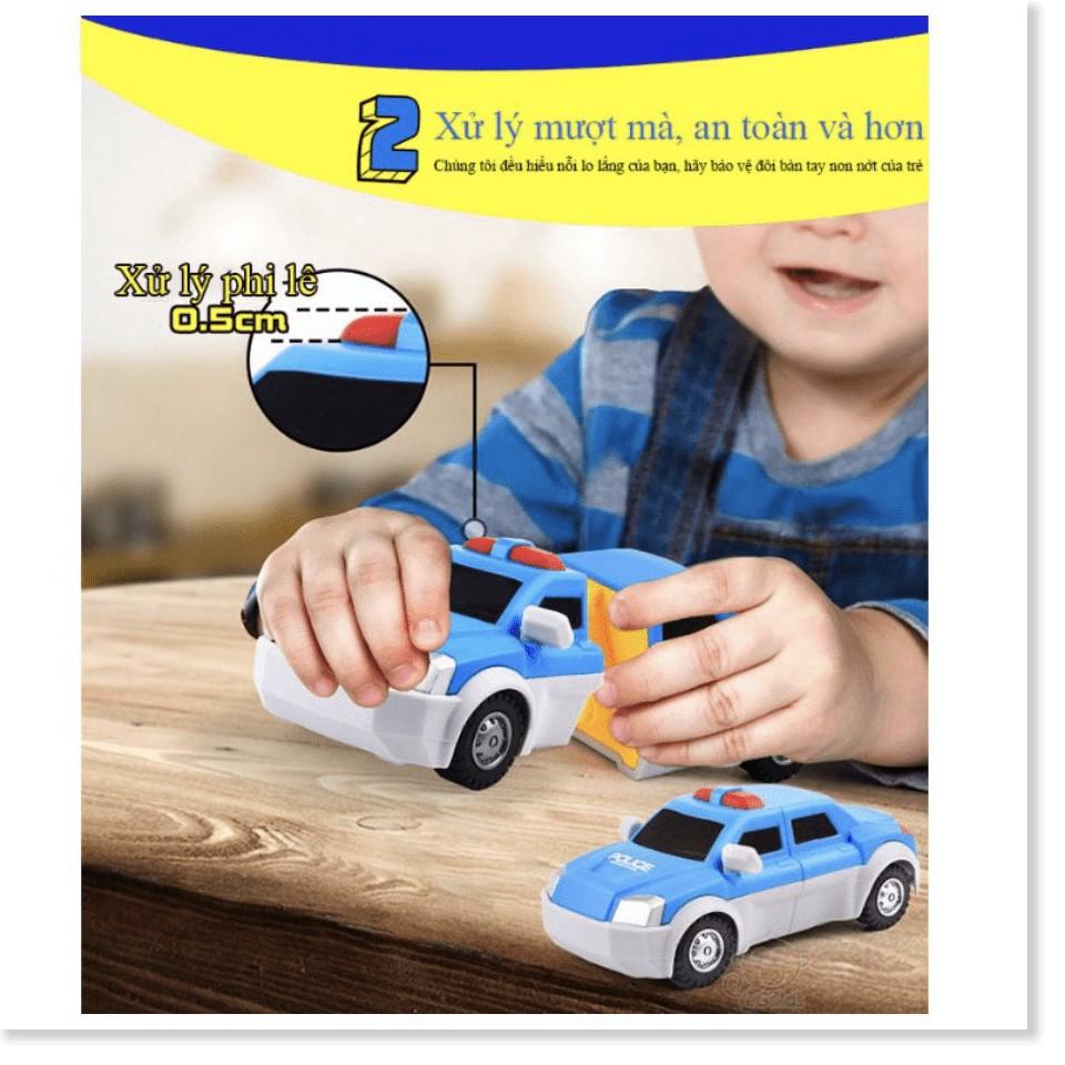 Bộ đồ chơi lắp ráp Xe ô tô biến hình nam châm