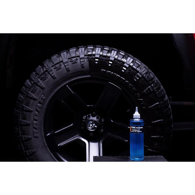 DUNG DỊCH LÀM BÓNG, DƯỠNG ĐEN LỐP CAO CẤP GỐC DẦU NEW TIRE (SATIN), HÀNG CHÍNH HÃNG FIREBALL, HÀN QUỐC