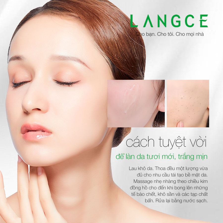 GEL TẨY TẾ BÀO CHẾT ĐẸP DA - FACE it - DA MẶT 100ml LANGCE