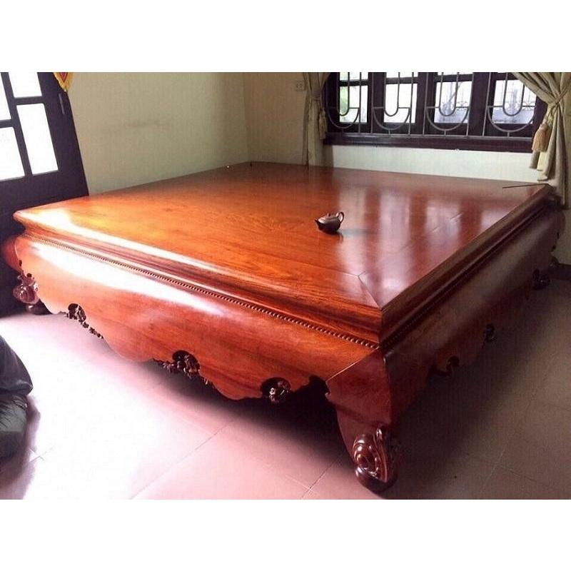 Sập nằm gỗ cẩm vàng 1m6 x 2m