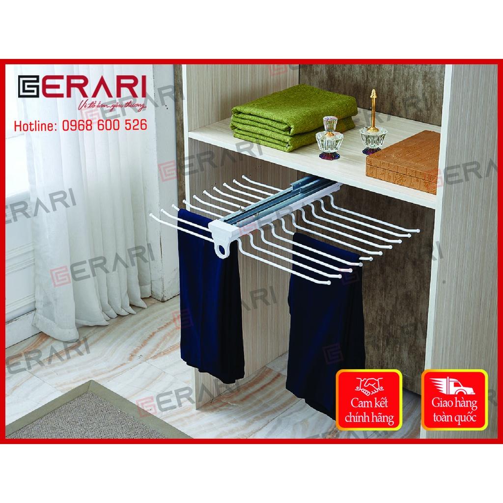 Giá vắt quần âu ray giảm chấn mã WH014-1/WH014-2/WH014-3 dòng thời trang White cao cấp thương hiệu Gerari