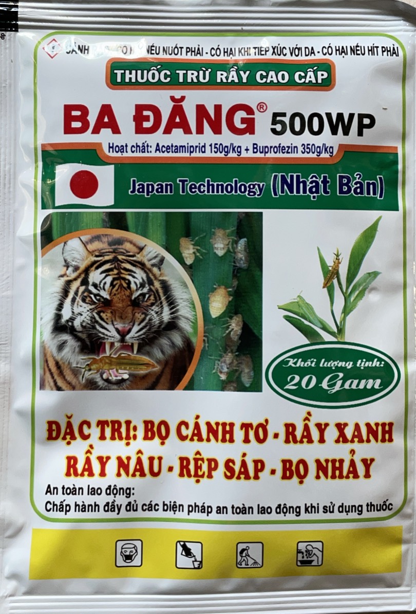 Sản phẩm trừ Rầy rệp bọ nhảy BA ĐĂNG gói 20gr
