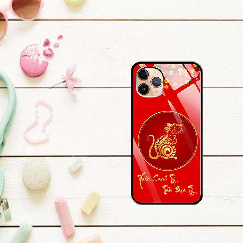 Ốp Lưng Họa Tiết Màu Vàng Ánh Kim cho điện thoại Iphone 11 Pro - 0378 7980 MOUSE02 - Chuột Vàng - Hàng Chính Hãng
