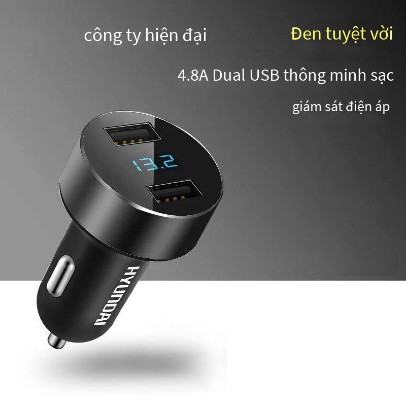 Phong cách mới nhất của nguồn cung cấp xe hơi bộ sạc xe hơi điện áp pin bật lửa sạc xe hơi bộ sạc điện thoại di động USB kép HY-36