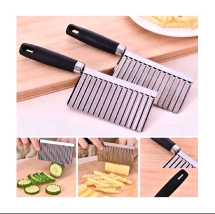 Dao tỉa sóng củ quả inox