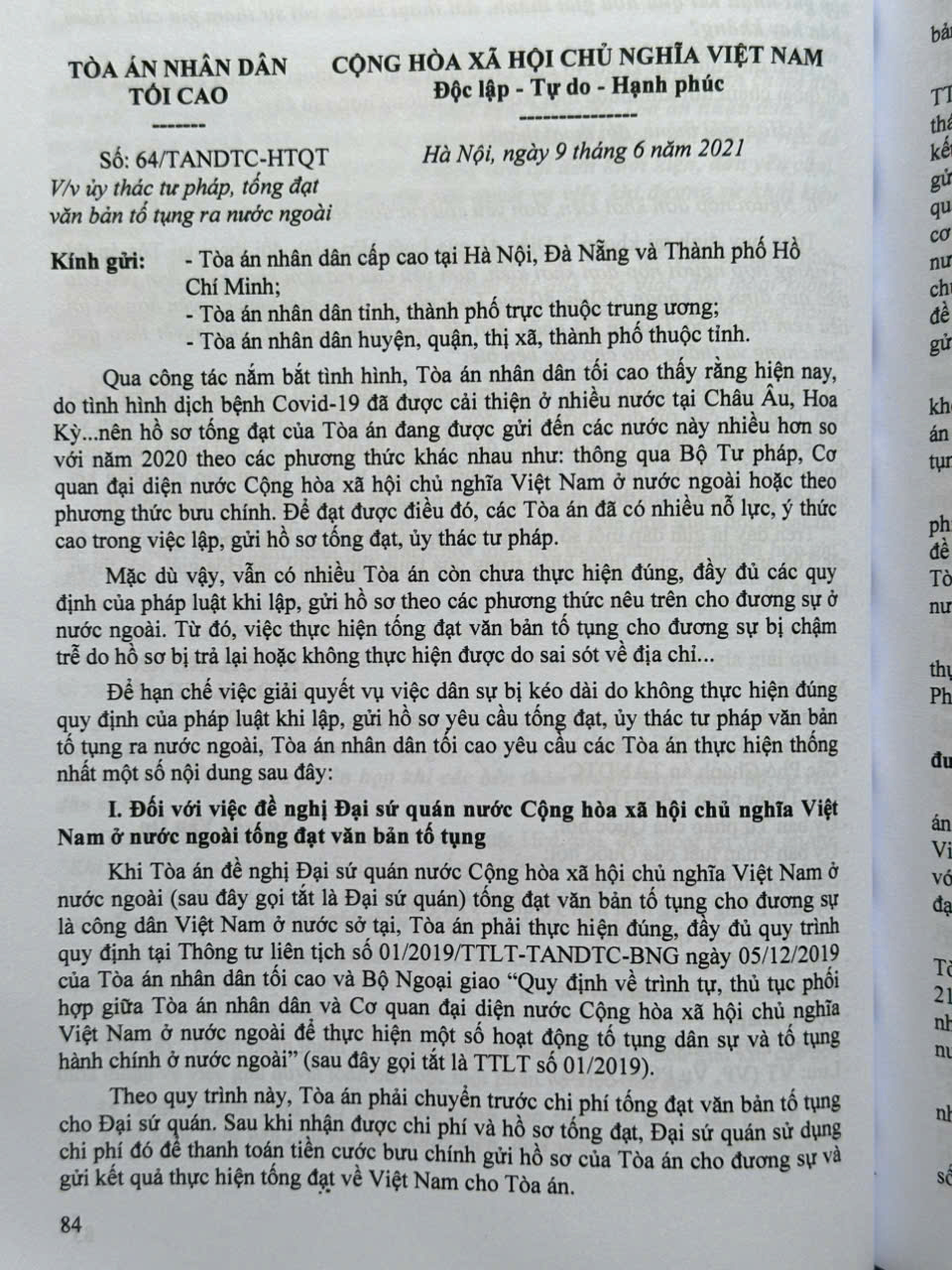 Sách Tổng Hợp Công Văn Của Tòa Án Nhân Dân Tối Cao Hướng Dẫn Nghiệp Vụ và Giải Đáp Thắc Mắc Trong Lĩnh Vực Dân Sự, Tố Tụng Dân Sự - V2287T