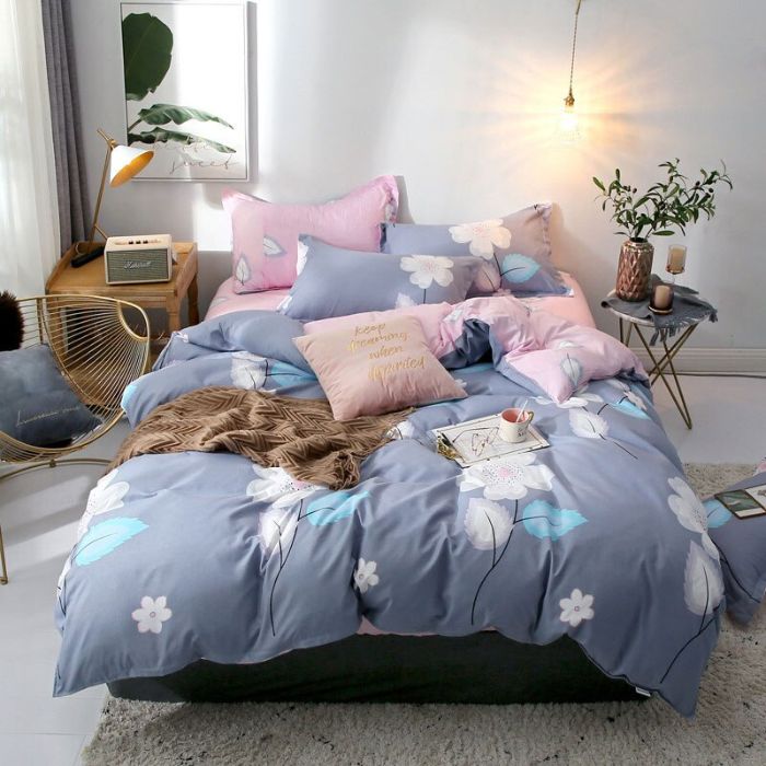 Bộ chăn ga gối Cotton cao cấp 1m6x2m THC119