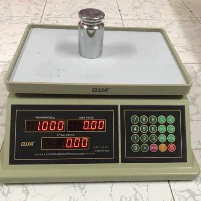 Cân điện tử tính giá tiền 30kg, nhập giá trên cân