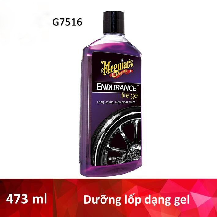 Meguiar's Dưỡng lốp dạng gel - Endurance Tire Gel, G7516, 473 ml