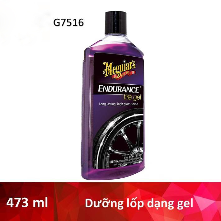 Meguiar's Dưỡng lốp (vỏ xe) dạng gel - Endurance Tire Gel, G7516, 473 ml