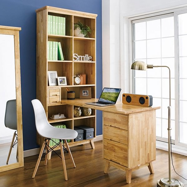 Bàn Liền Kệ Đa Năng NB-Natural Gỗ Tự Nhiên Ibie OTDNBNR (140 x 60 cm)
