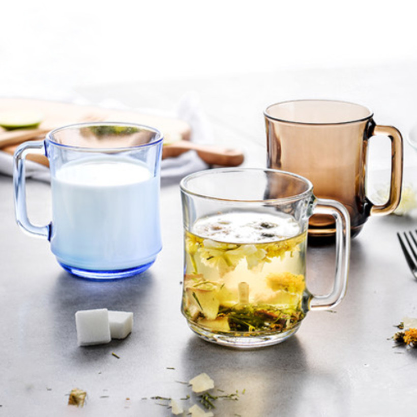 Bộ 2 ly có quai D4018A Duralex - Lys Trong Clear 310ml Thủy tinh cường lực cao cấp Pháp
