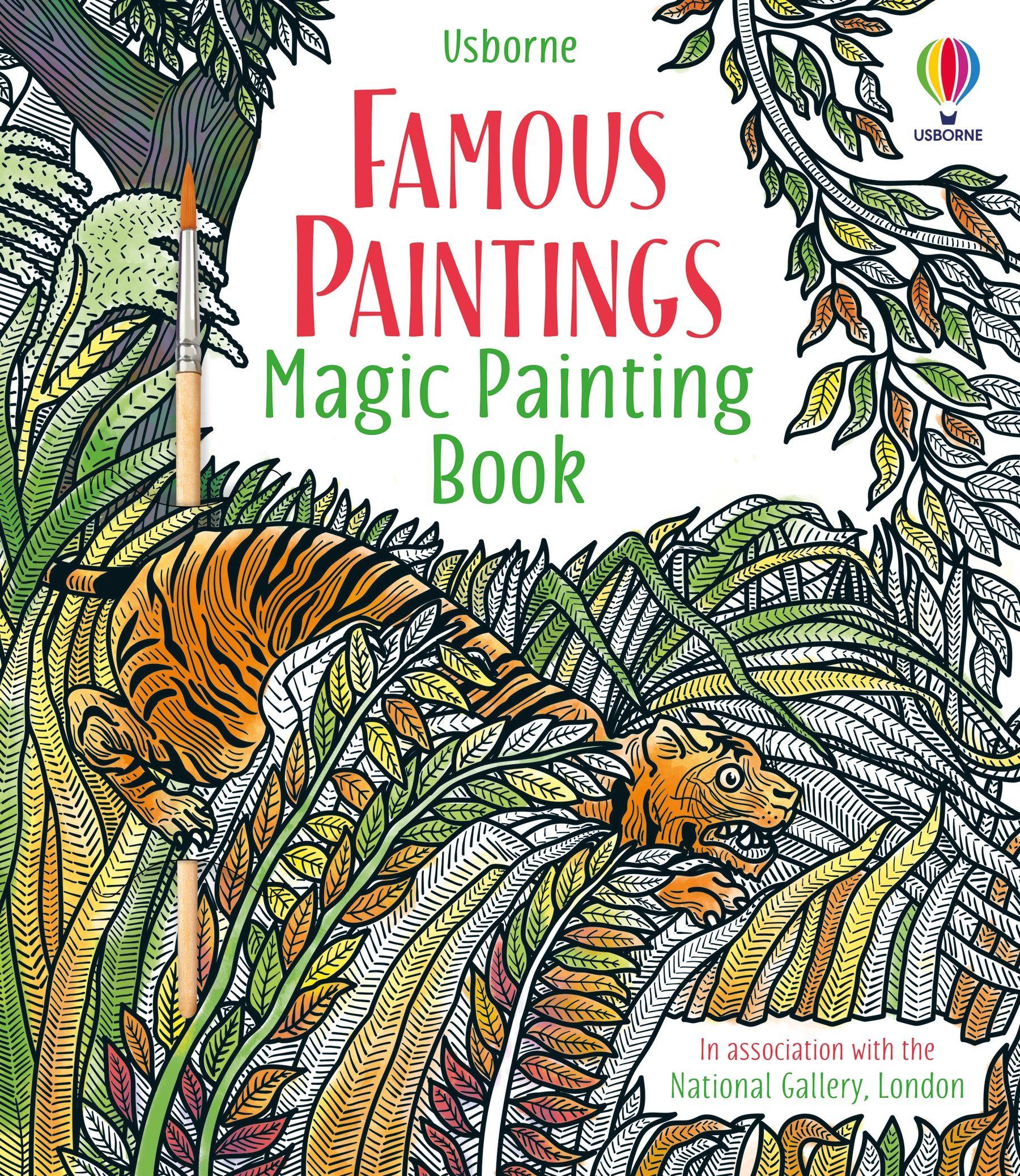 Hình ảnh Famous Paintings Magic Painting Book