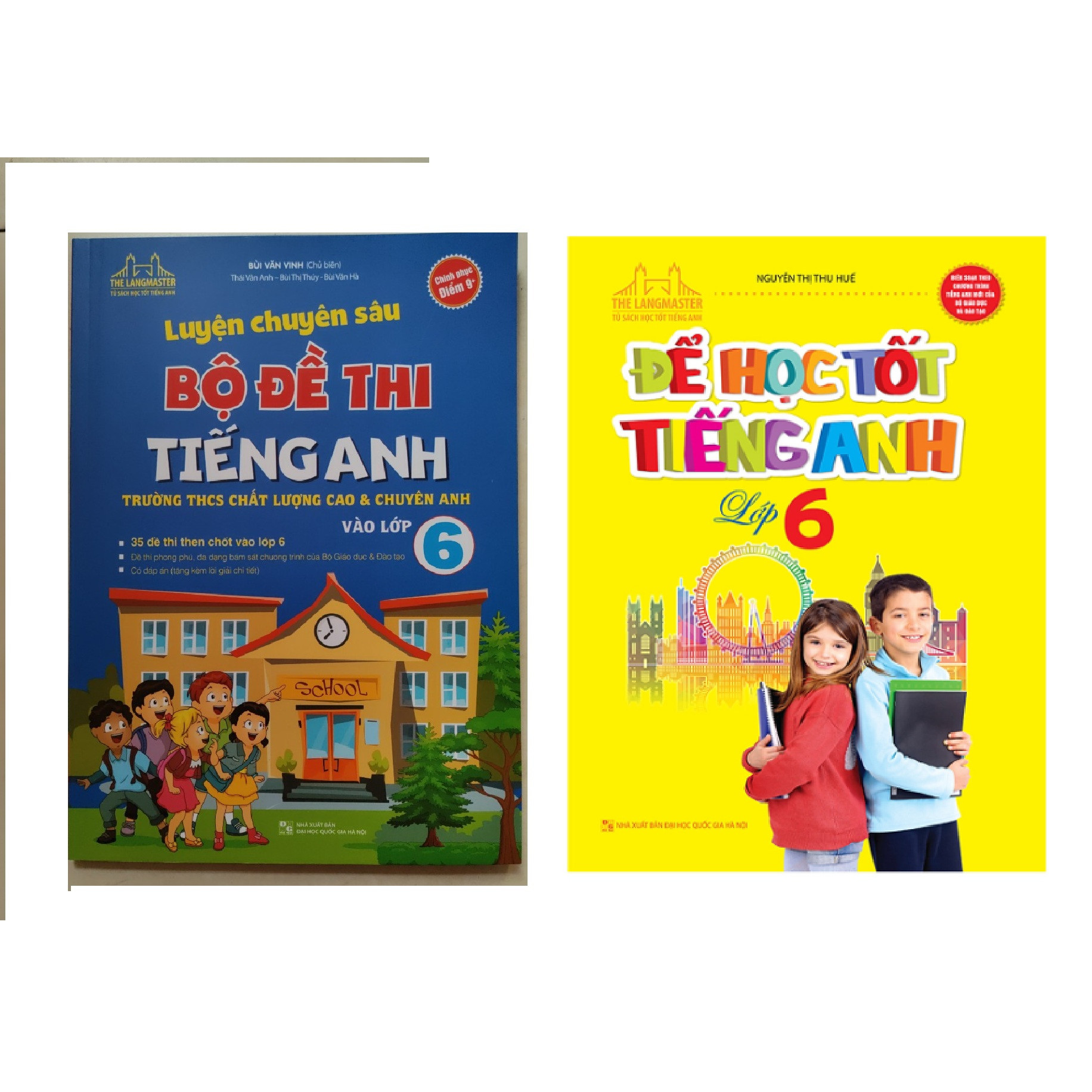 Combo Luyện chuyên sâu bộ đề thi tiếng anh vào lớp 6+Để Học Tốt Tiếng Anh Lớp 6