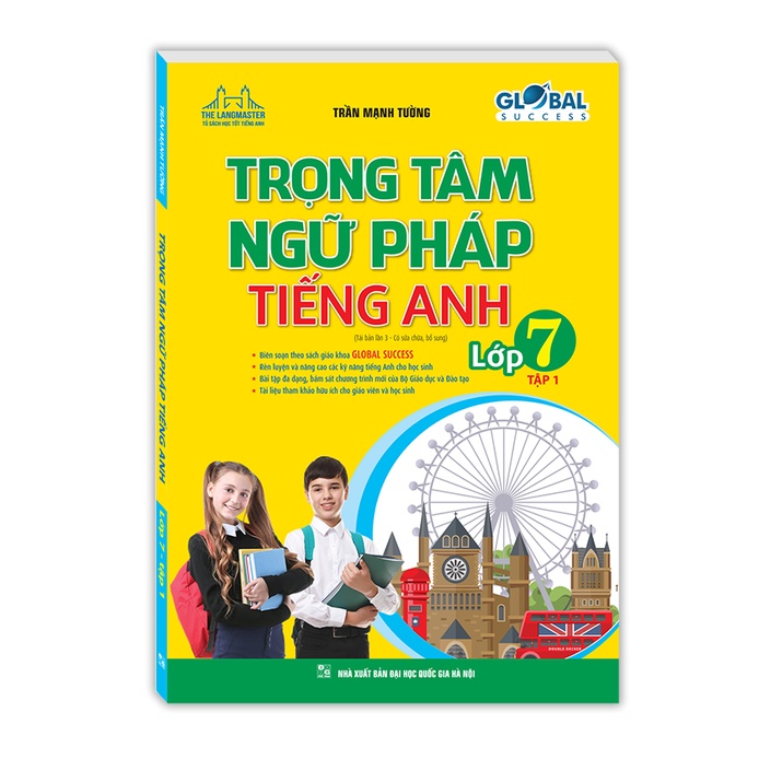 Sách - GLOBAL SUCCESS - Trọng tâm ngữ pháp tiếng Anh lớp 7 tập 2