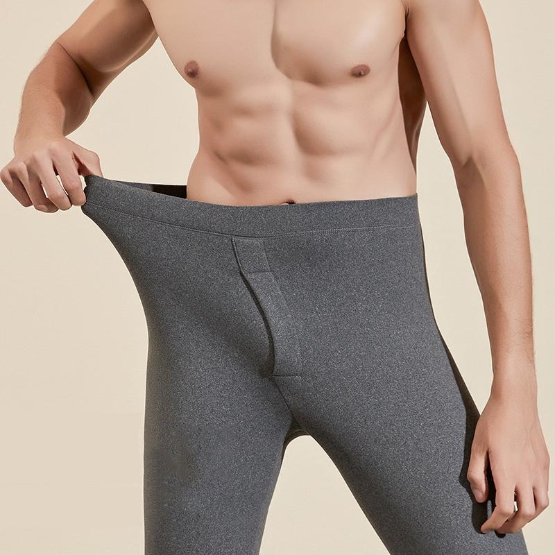 1/2 Chiếc Mùa Đông Ấm Dày Trang Quần Legging Dáng Dài Johns Len Đáy Quần Lót Sinh Nhiệt Nam Nhung Giữ Nhiệt Quần nam Giữ Ấm