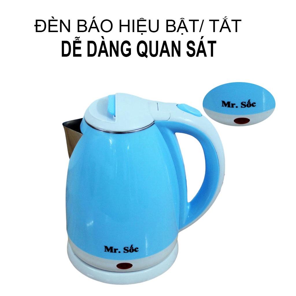 Ấm Đun Siêu Tốc Mr.Sốc(1.8L), Bảo Hành 12 Tháng, Hàng Chính Hãng - Mr.112