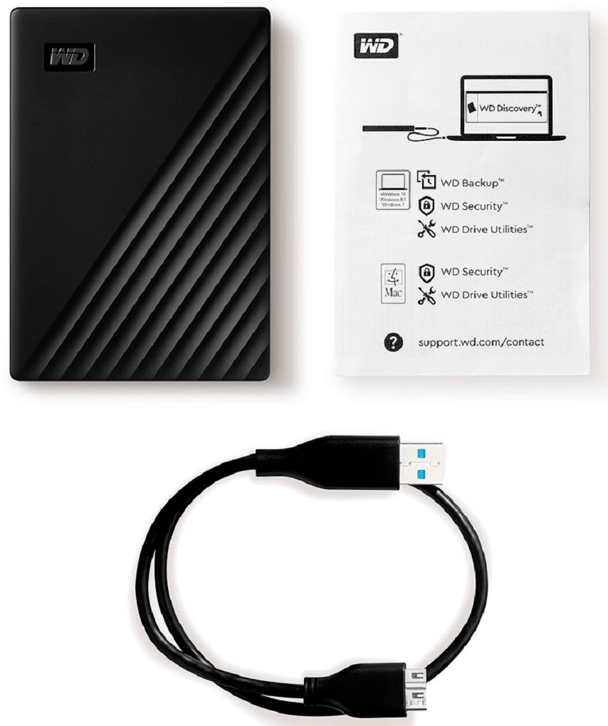 Ổ cứng di động Western Digital My Passport 2TB USB 3.2 - Hàng chính hãng