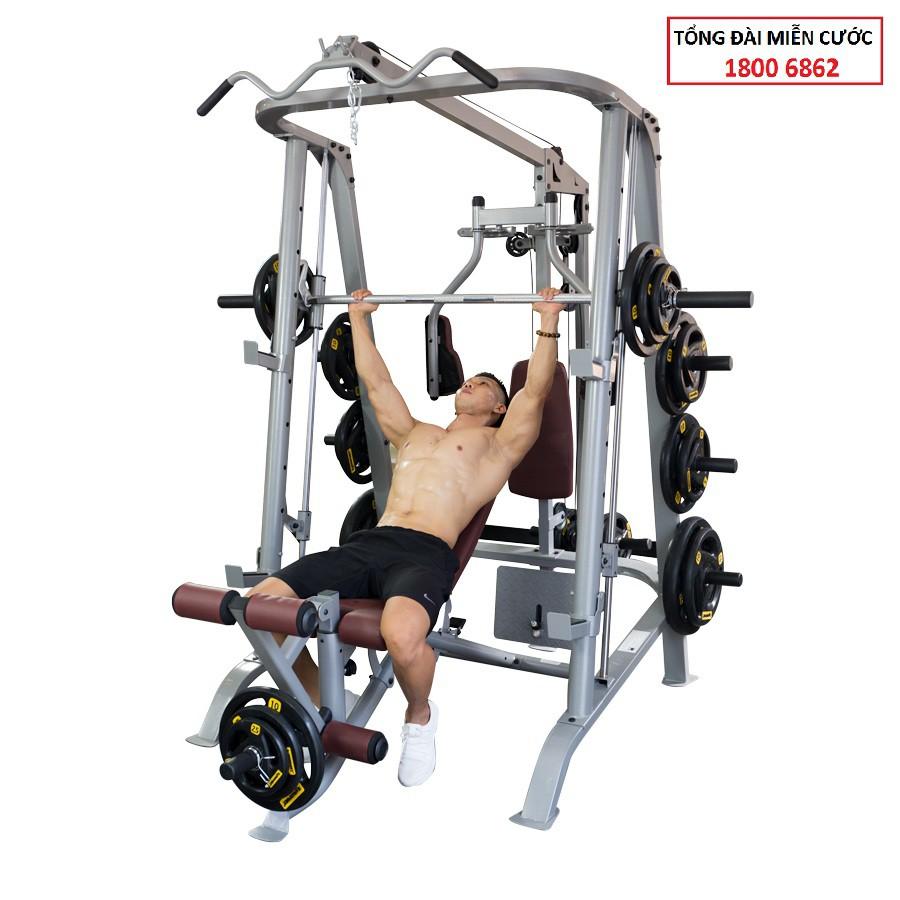 CHỈ GIAO MIỀN NAM I Giàn tạ đa năng KINGSPORT BK-399 Pro đa năng, khung sườn bằng thép Oval không rỉ, thiết kế ghế tự điều chỉnh tăng giảm với 7 cấp độ