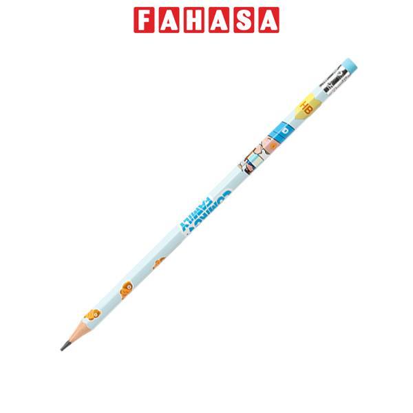 Bút Chì Lục Giác Comiko HB - Deli EC068-HB - Màu Xanh Dương