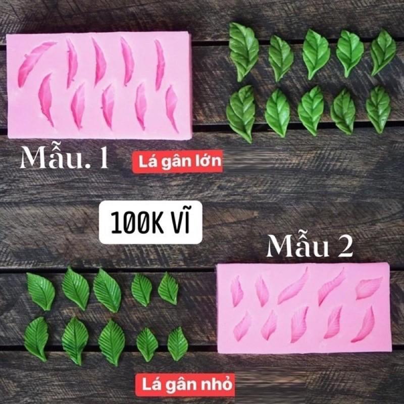 Khuôn silicon lá Gân