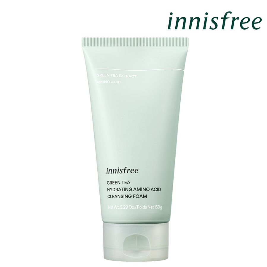 Hình ảnh Sữa rửa mặt dưỡng ẩm da innisfree Green Tea Amino Cleansing Foam 150g