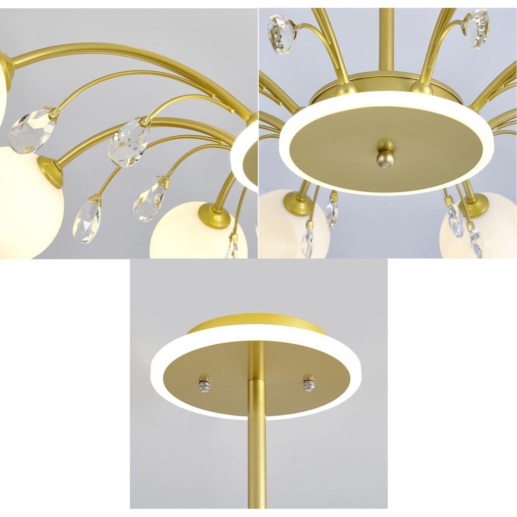 Đèn chùm EMUL đẳng cấp trang trí nhà cửa hiện đại - kèm bóng LED chuyên dụng.