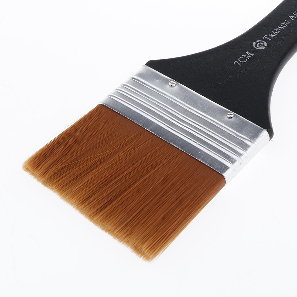 7 Chiếc Nylon Cọ Sơn Cho Acrylic Tinh Dầu Gỗ Dán Tường Màu Nước Nghệ Thuật