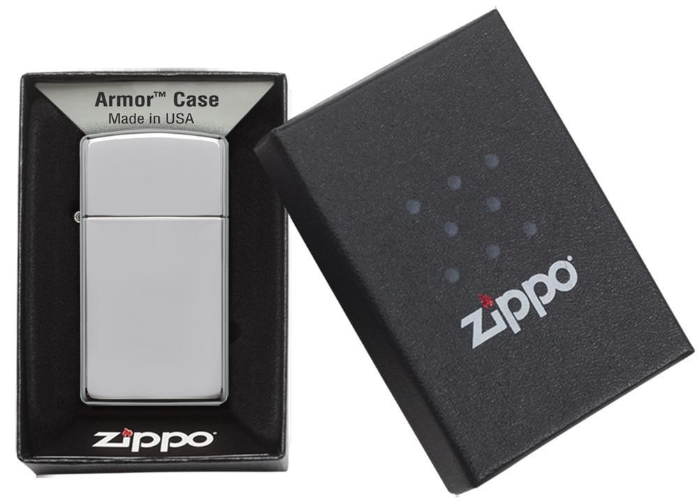 Hình ảnh Bật Lửa Zippo Slim Armor High Polished Chrome 1606