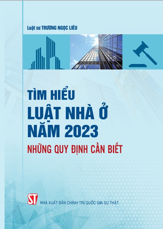 Sách Tìm hiểu Luật nhà ở năm 2023: Những quy định cần biết