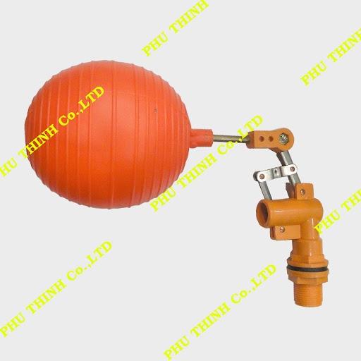 Van phao cơ nhựa An Phát PVC tự động xả và ngắt, phao cơ nhựa nước sạch téc nước phi 21