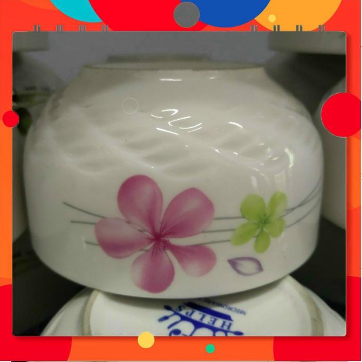 Bộ bát cơm/ chén sứ Nhật 10 cái cao cấp dùng trong bữa ăn gia đình.
