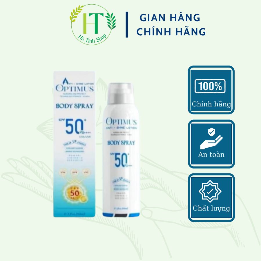 Xịt chống nắng Thanh Mộc Hương chống trôi nâng tone SPF50 an toàn chống nắng vượt trội 150ml