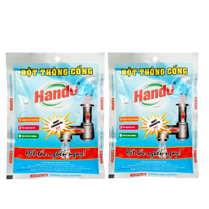 Bột thông cống cực 100g nội địa Hando