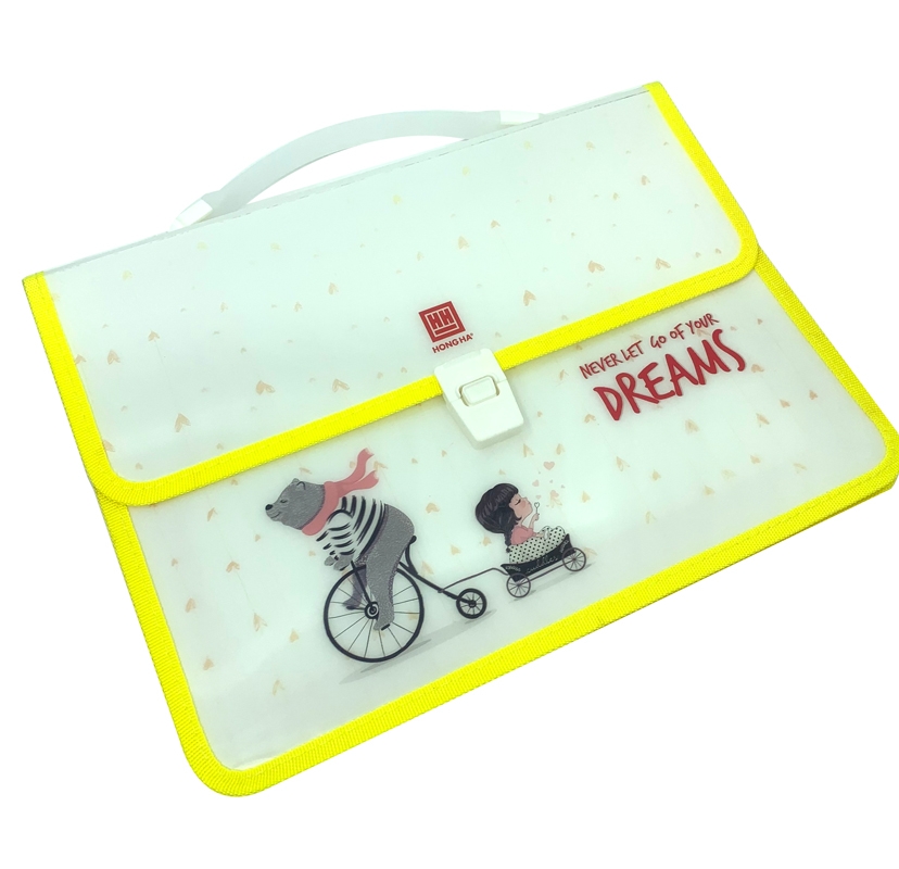 Cặp Nhựa Học Sinh 2 Ngăn Dream-3861 - Never Let Go Of Your Dreams