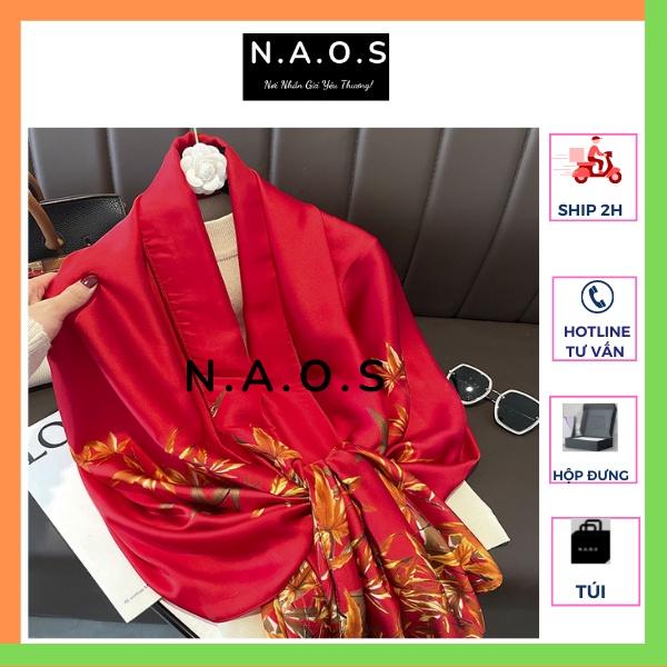 Khăn lụa choàng cổ nữ thời trang xinh xắn thanh lịch size 90*180cm-Qùa tặng 20/10-quà tặng sinh nhật-8/3