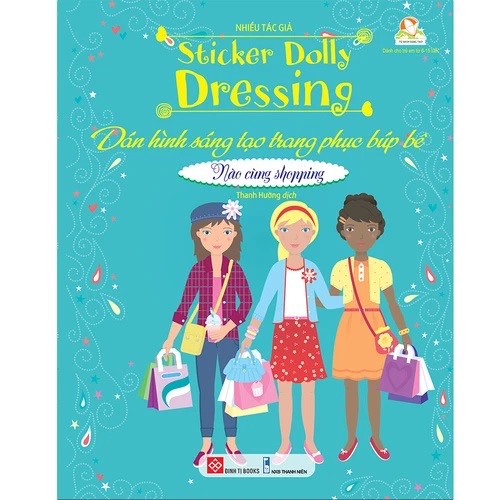 Sách Sticker Bóc Dán Quần Áo Búp Bê Cho Bé Gái - Sticker Dolly Dressing - Đinh Tị