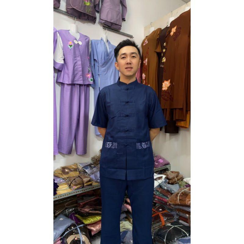 #đồ bộ đi chùa#mẫu nam vải ấn cao cấp
