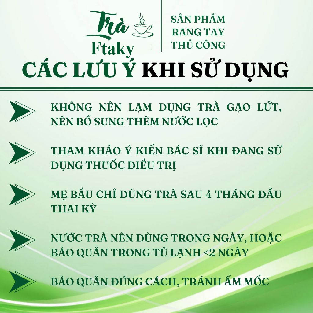 Trà Gạo Lứt Đậu Đen Túi Lọc Sao Thơm, Hỗ Trợ GiảmCân, Làm Đep Da, Chống Lão Hoá, Tiểu Đường
