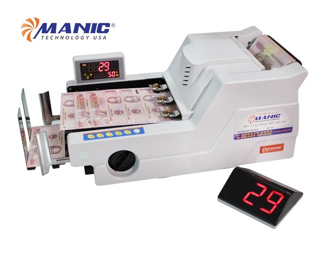 MÁY ĐẾM TIỀN MANIC B-6868 NEW 2020 - HÀNG CHÍNH HÃNG